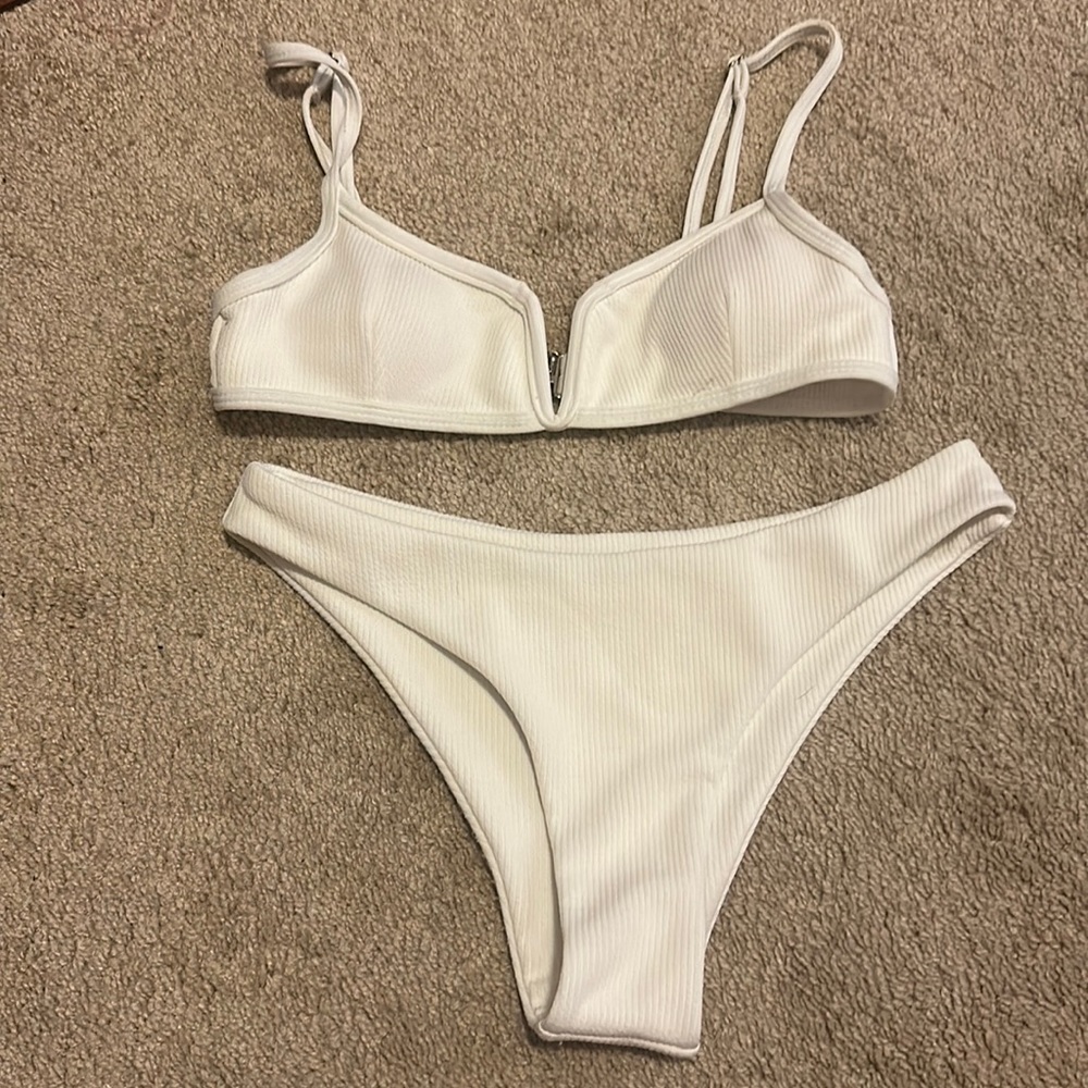 White bikini